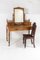 Satinwood Dressing Table with Mirror 9