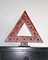 Industrielles Dreieck Schild aus Emaille, 1930er 9
