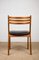 Danish Teak & Leatherette Chairs by Henning Kjærnulf for Korup Stolefabrik, 1960s, Set of 4 6