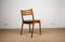 Danish Teak & Leatherette Chairs by Henning Kjærnulf for Korup Stolefabrik, 1960s, Set of 4 8