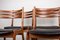 Danish Teak & Leatherette Chairs by Henning Kjærnulf for Korup Stolefabrik, 1960s, Set of 4 10