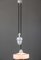 Lámpara de araña Bauhaus ajustable de porcelana con pantalla original, años 20, Imagen 14