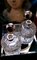 Englische geschliffene und versilberte WC-Flaschen im viktorianischen Stil von Phineas Harry Levi & Joseph Wolfe Salaman für Phineas Harry Levi & Joseph Wolfe Salaman, 1907, 2er Set 7