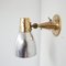 Vintage French Brass & Metal Sconce 9