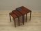 Rosewood Nesting Tables, 1970s, Set of 3 4