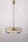 Austrian Brass & Crystal Chandelier, 1960s, Image 3