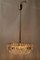 Lámpara de araña austriaca de latón y cristal, años 60, Imagen 11