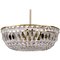 Austrian Brass & Crystal Chandelier, 1960s, Image 1