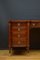 Antique Victorian Adams Style Mahogany Desk 35