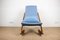 Large Danish Teak & Fabric Rocking Chair, 1960s 1