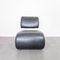 Black Leather Armchair, 1980s 5