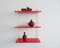 Red & White String Shelf, 1960s 6