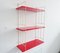 Red & White String Shelf, 1960s 3