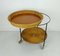 Rattan, Teak & Metal String Serving Trolley, 1950s 2