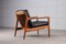 Black Leather USA-75 Easy Chair by Folke Ohlsson for Dux, 1960s, Image 6