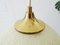 Granule & Brass Orb Ceiling Lamp, 1960s 6