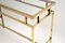 Brass and Glass Console Table, 1960s 7