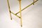 Brass and Glass Console Table, 1960s 6
