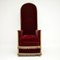 Antique Victorian Velvet Porters Armchair, Image 2