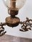 Mid-Century Brass Ceiling Lamp with Warriors 3