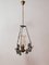 Mid-Century Brass Ceiling Lamp with Warriors 5