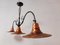 Lámpara de techo vintage de cobre, Imagen 2
