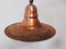 Lámpara de techo vintage de cobre, Imagen 14