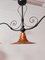 Lámpara de techo vintage de cobre, Imagen 11