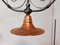 Lámpara de techo vintage de cobre, Imagen 3