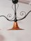 Lámpara de techo vintage de cobre, Imagen 16