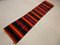 Turkish Red and Black Narrow Kilim Runner, Image 2