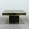 Hollywood Regency Style Brass & Black Lacquered Glass Side Table, 1970s, Image 5