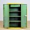 Vintage Industrial Iron Cabinet, 1950s 3