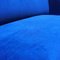 Italienisches Kommode Sofa aus Blauem Samt auf Metallfüßen, 1950er 10