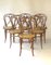 Antique Bentwood Engelstuhl Dining Chairs from Fischel, Set of 6 6