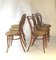 Antike Engelholz Esszimmerstühle aus Bugholz von Fischel, 6er Set 9