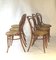 Antique Bentwood Engelstuhl Dining Chairs from Fischel, Set of 6, Image 9