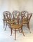 Antique Bentwood Engelstuhl Dining Chairs from Fischel, Set of 6, Image 5