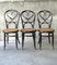Antique Bohemian Bentwood Dining Chairs from Fischel, Set of 5 3