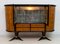 Italian Mahogany and Burr Walnut Sideboard / Bar from La Permanente Mobili Cantù, 1950s 8