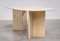 Oval Travertine Architectural Dining Table, 1970s 2