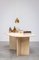 Oval Travertine Architectural Dining Table, 1970s, Image 4