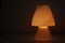 Lámpara de mesa hongo de cristal de Murano, años 80, Imagen 3