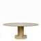 Travertine Dining Table by Carlo Scarpa for Cattelan, 1970s, Image 1