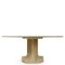 Travertine Dining Table by Carlo Scarpa for Cattelan, 1970s 2