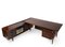 Vintage Danish Rosewood Desk with Sideboard by Arne Vodder for Sibast, 1950s, Image 1