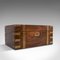 Antique English Mahogany and Brass Correspondence Box, Image 1
