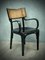 Art Nouveau Black Wood and Vienna Straw Chair, 1910s 7