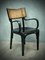 Art Nouveau Black Wood and Vienna Straw Chair, 1910s, Image 7