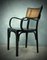 Art Nouveau Black Wood and Vienna Straw Chair, 1910s, Image 6